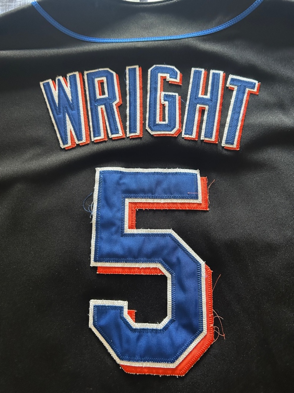 David Wright 'Final Season' Shea Stadium Patch Mets Jersey